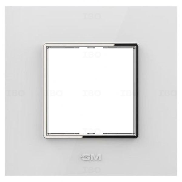 GM FourFive Casaviva 2 Module Glossy White Switch Board Plate GM FourFive Casaviva 2 Module Glossy White Switch Board Plate