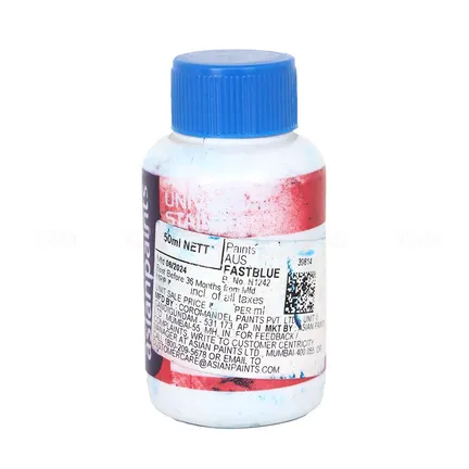 Asian Paints Fast Blue 50 ml Universal Stainer Asian Paints Fast Blue 50 ml Universal Stainer
