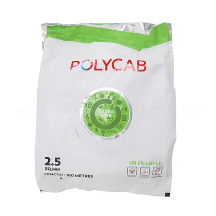 Polycab Green Wire 2.5 sq mm Blue 180 m HR FR-LSH LF PVC Insulated Wire Polycab Green Wire 2.5 sq mm Blue 180 m HR FR-LSH LF PVC Insulated Wire
