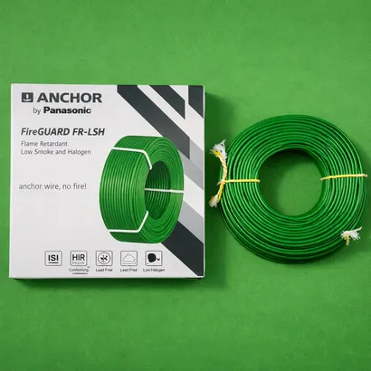 Anchor FRLS-H 1 sq mm Green 180 m FRLS-H Insulated Wire Anchor FRLS-H 1 sq mm Green 180 m FRLS-H Insulated Wire