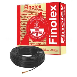 Finolex Gold 4 sq mm Black 90 m FR PVC Insulated Wire