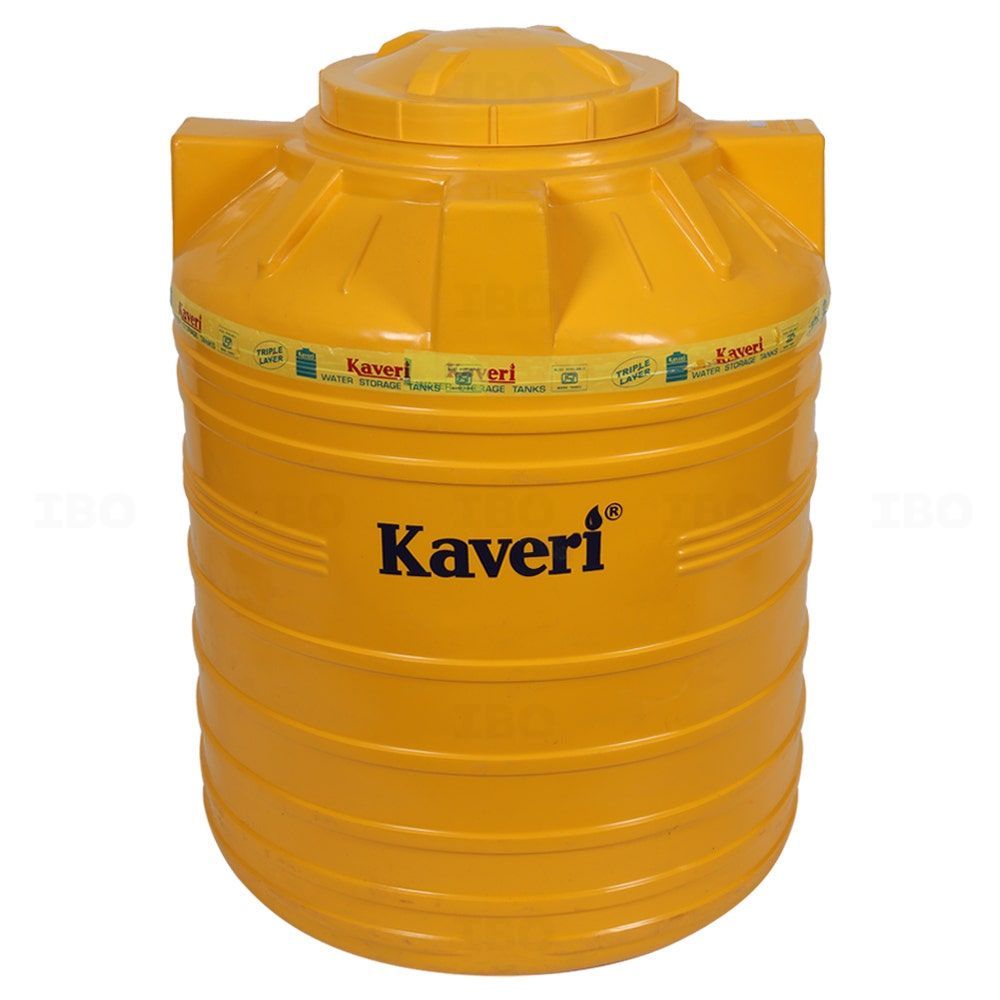 Kaveri 3 Layer Yellow 500 L Overhead Tank