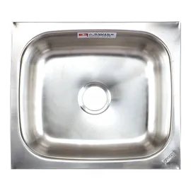 Franke 21 in. x 18 in. Satin 304 Grade Stainless Steel Single Bowl Sink