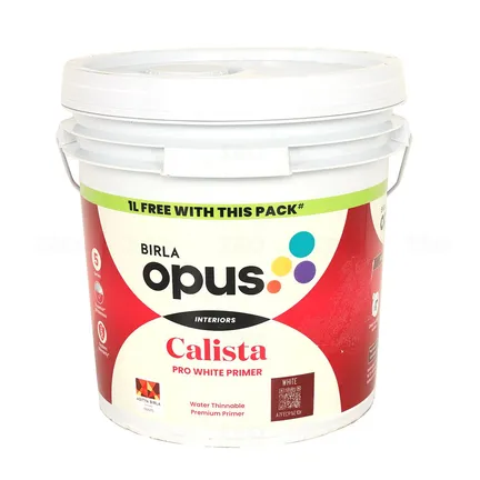BIRLA opus PWP Calista Pro White Interior 10 L Wall Primer BIRLA opus PWP Calista Pro White Interior 10 L Wall Primer