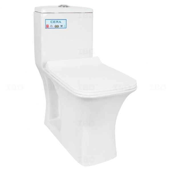Cera S-220 Floor Mounted Snow White Single Piece Toilet Cera S-220 Floor Mounted Snow White Single Piece Toilet