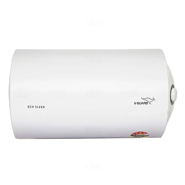 V-GUARD HORIZONTAL STORAGE GEYSER ECH SLEEK (RHS) 3S 2KW 15L V-GUARD HORIZONTAL STORAGE GEYSER ECH SLEEK (RHS) 3S 2KW 15L