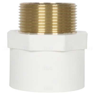 Finolex 1½ in. (40 mm) UPVC Male Threaded Adaptor (Brass) Finolex 1½ in. (40 mm) UPVC Male Threaded Adaptor (Brass)