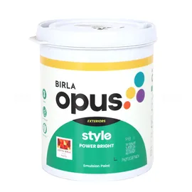 BIRLA opus PB 1 Style Power Bright Pastel 1 L Exterior Emulsion - Base