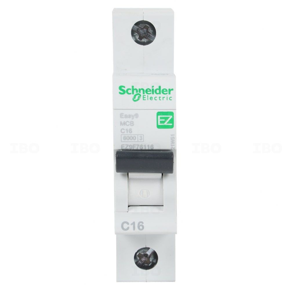 Schneider Easy 9 Single Pole 16 A C Curve MCB