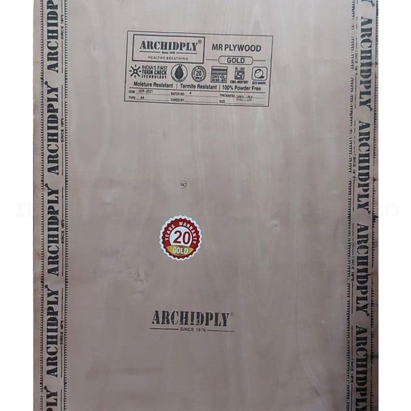 Archidply Gold 7 ft. x 4 ft. 12 mm MR Plywood Archidply Gold 7 ft. x 4 ft. 12 mm MR Plywood
