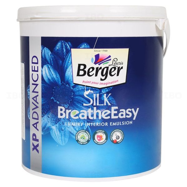 Berger Paints Silk Breathe Easy 3.6 L N2 Base Interior Emulsion - Base