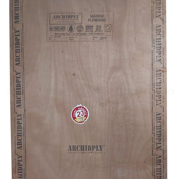Archidply Gold 7 ft. x 4 ft. 6 mm BWP/Marine Plywood Archidply Gold 7 ft. x 4 ft. 6 mm BWP/Marine Plywood