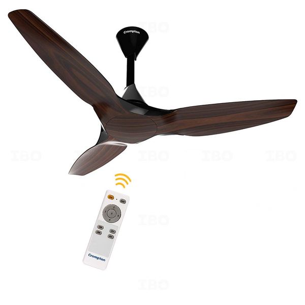 Crompton SilentPro Enso 1225 mm Chestnut Wood Ceiling Fan