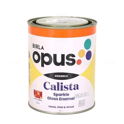 BIRLA opus SGE 21 Calista Sparkle Gloss 1 L Black Enamel-Color BIRLA opus SGE 21 Calista Sparkle Gloss 1 L Black Enamel-Color