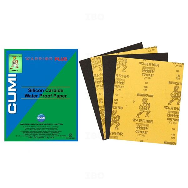 Cumi Warrior Plus CV571 230x280mm 100 Grit Wet & Dry Paper Sheet