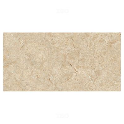 Orient Bell Equilateral Beige DK Glossy 600 mm x 300 mm Ceramic Wall Tile