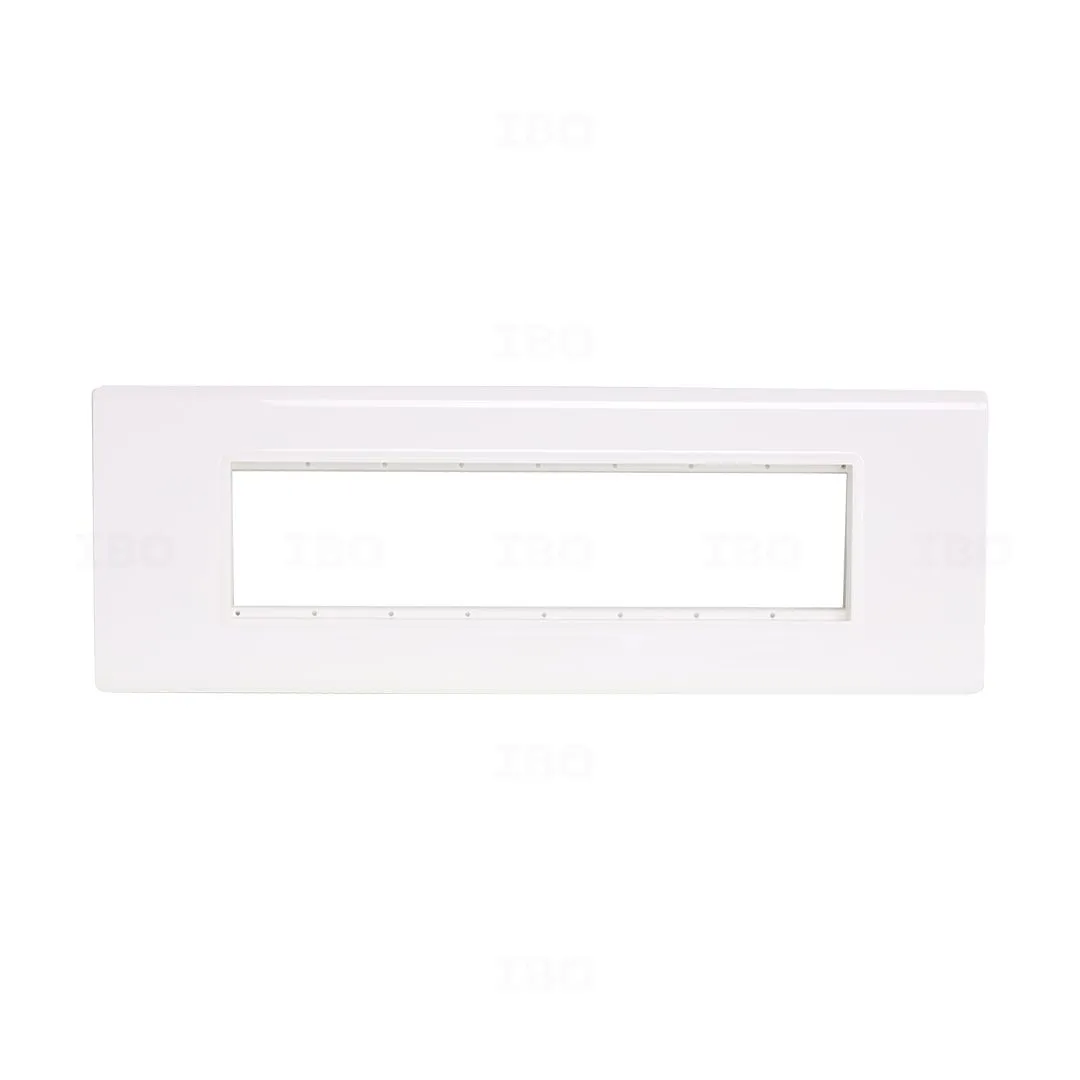 Legrand Allzy 8 (H) Module Matte White Switch Board Plate