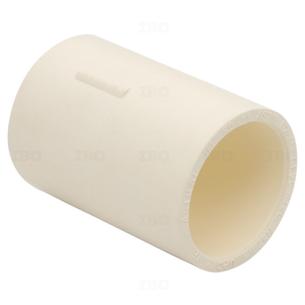 Astral CPVC PRO ¾ in. (20 mm) CPVC Coupler Astral CPVC PRO ¾ in. (20 mm) CPVC Coupler