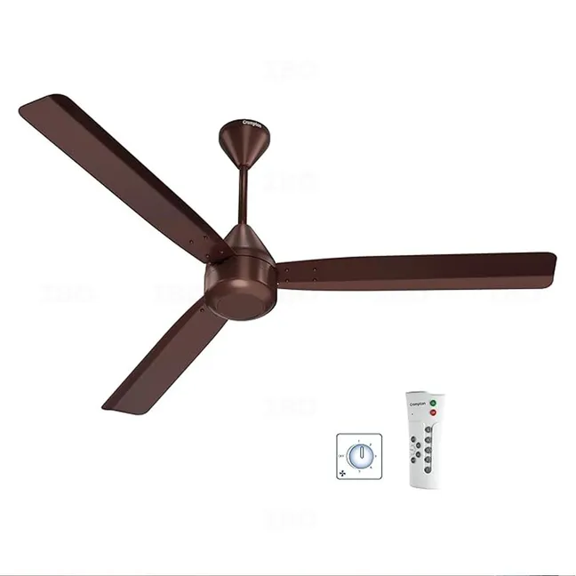 Crompton 1200mm Cromair Regmote (Brown) Ceiling Fan Crompton 1200mm Cromair Regmote (Brown) Ceiling Fan