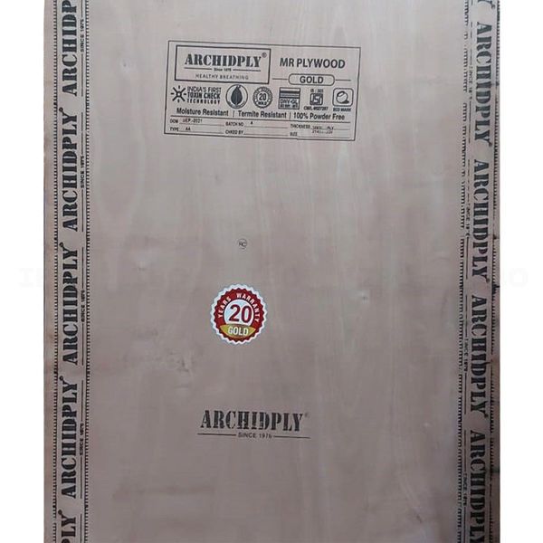 Archidply Gold 7 ft. x 4 ft. 6 mm MR Plywood