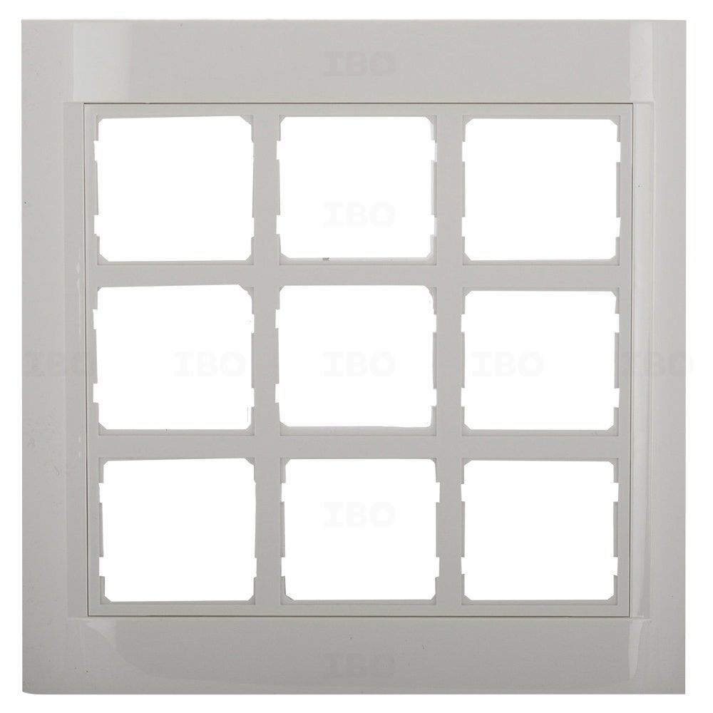 Anchor Roma Classic 18 Module Glossy White Switch Board Plate