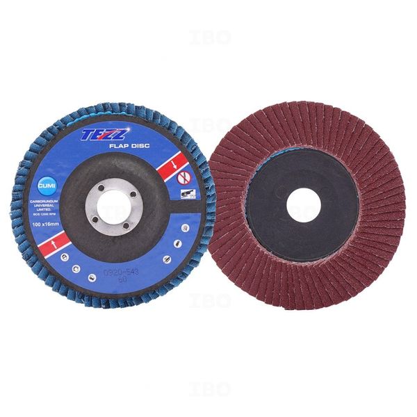 Cumi Tezz 100x16mm 80 Grit Alo Resin Flap Disc