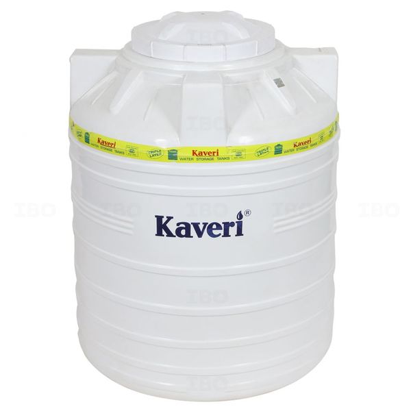 Kaveri 3 Layer White 500 L Overhead Tank