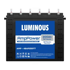 Luminous AmpPower 12V 200Ah AMP-48AP250TT FNSD Tall Tubular Battery