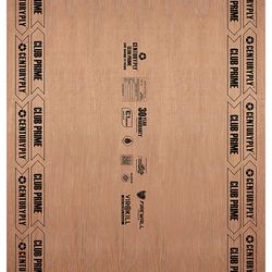 Centuryply Club Prime 7 ft. x 4 ft. 6 mm BWP/Marine Plywood