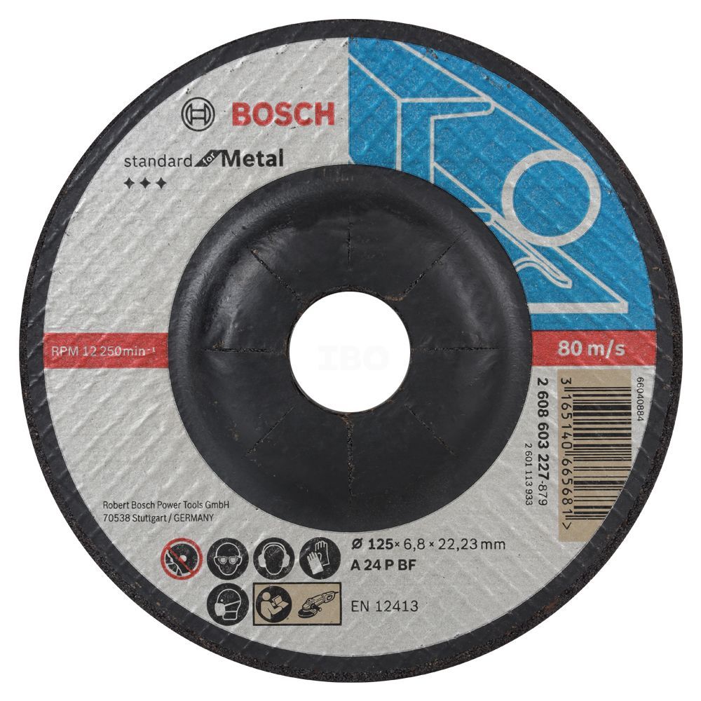 Bosch 2608603658 Plateau à lamelle X431 standard for metal 125 x 22,23 mm 80 