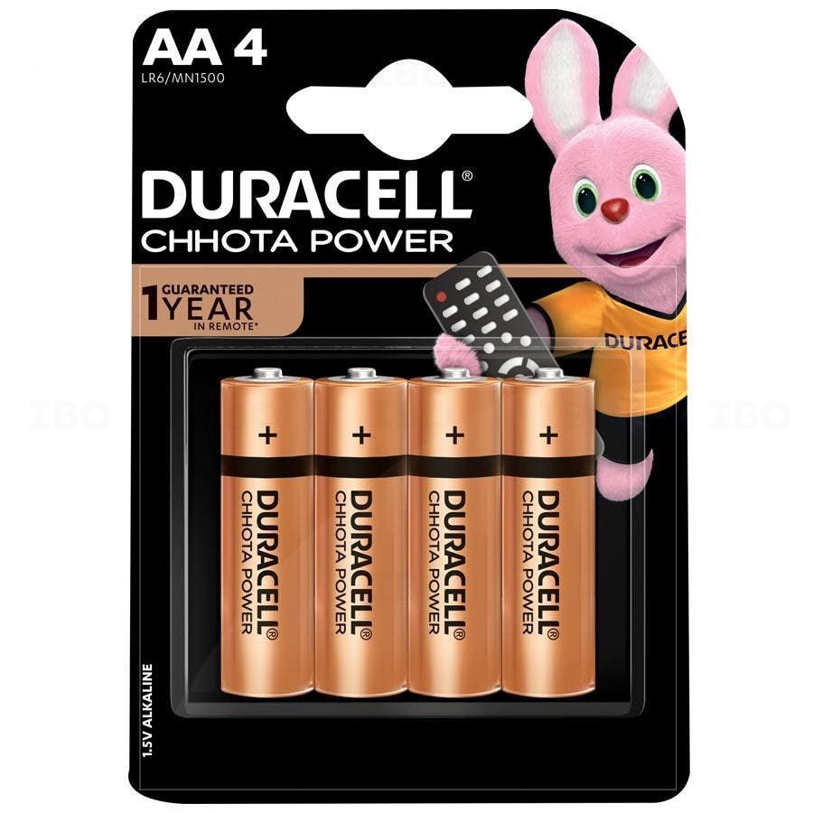Duracell Chhota Power AA 1.5 V Pack of 4 Alkaline Battery