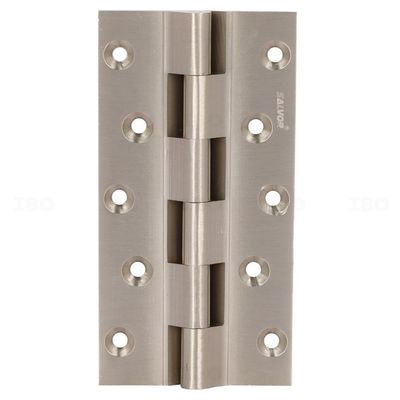 Salvor RLWY SS Matte 5 x 1.1/8 x 5/32 in. Brass Railway Hinge Salvor RLWY SS Matte 5 x 1.1/8 x 5/32 in. Brass Railway Hinge