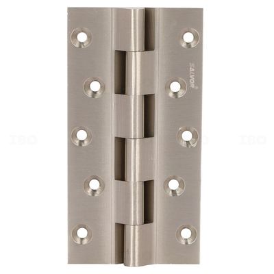 Salvor RLWY SS Matte 5 x 1.1/8 x 5/32 in. Brass Railway Hinge