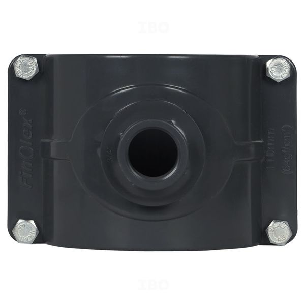 Finolex 4 x ¾ in. (110 x 25 mm) 6 Kg/cm² Service Saddle Threaded Agriculture Fitting Finolex 4 x ¾ in. (110 x 25 mm) 6 Kg/cm² Service Saddle Threaded Agriculture Fitting