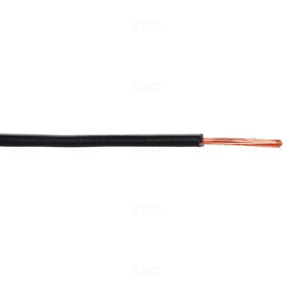 Buy GreatWhite SecureX 1 sq mm Black 90 m FR PVC Insulated Wire on