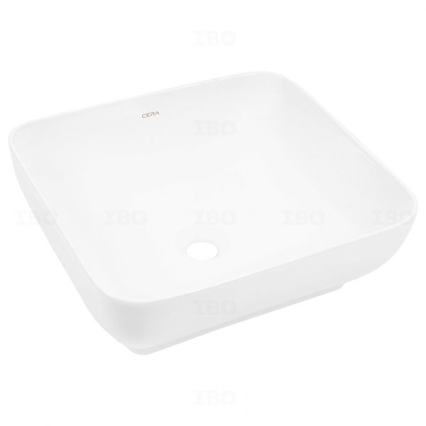 Cera 450 mm x 400 mm x 160 mm Snow White Table Top Basin