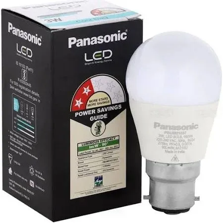 Panasonic Kiglo Omni 3 W B22 Warm White LED Bulb