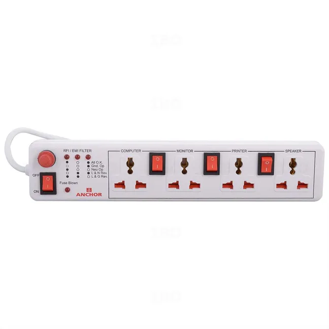 Anchor Smart Anchor White 6 Amp Spike Guard with 4 m Wire Anchor Smart Anchor White 6 Amp Spike Guard with 4 m Wire