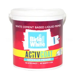 Birla White Activcoat Exterior 4 L Wall Primer