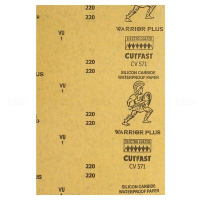 Loose Cumi Warrior Plus CV571 230x280mm 220 Grit Wet & Dry Paper Sheet