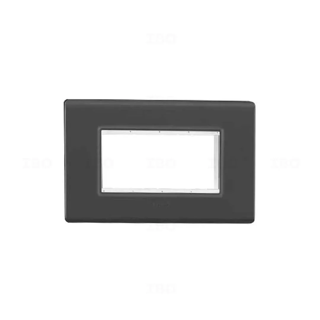 Legrand Allzy 4 Module Matte Matt Black Switch Board Plate Legrand Allzy 4 Module Matte Matt Black Switch Board Plate
