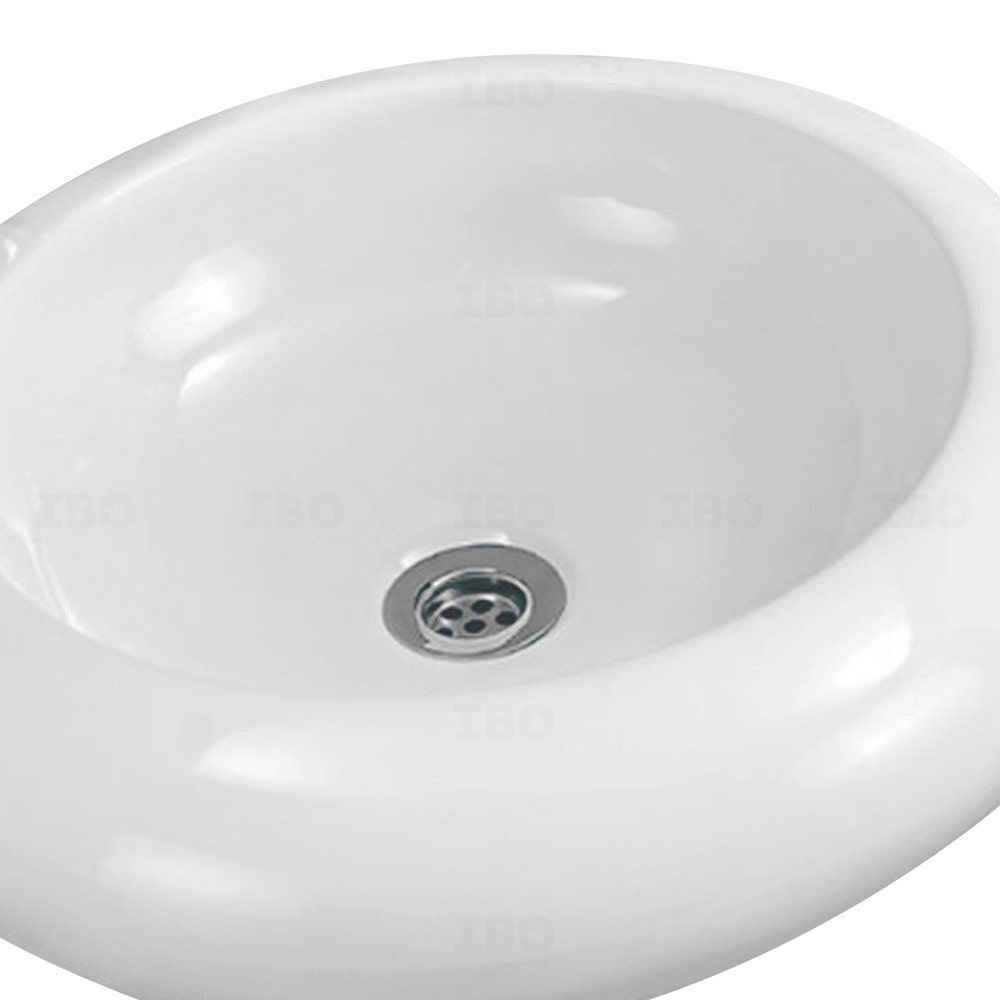 Jaquar Fusion 470 mm x 470 mm x 110 mm White Table Top Basin Jaquar Fusion 470 mm x 470 mm x 110 mm White Table Top Basin