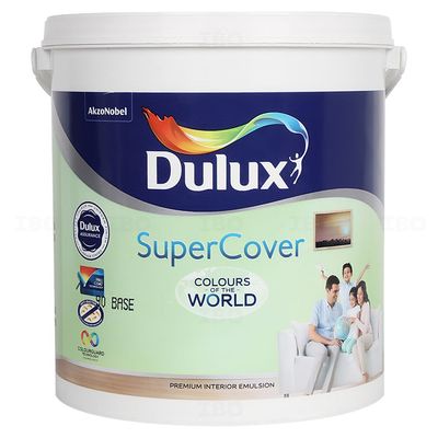 Dulux Paints SuperCover 4 L 90 White Base Interior Emulsion - Base