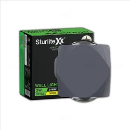 Sturlite 3W 3000K ( LG-0167-3W-3K) Ortix 2 Way Up Down Wall Light