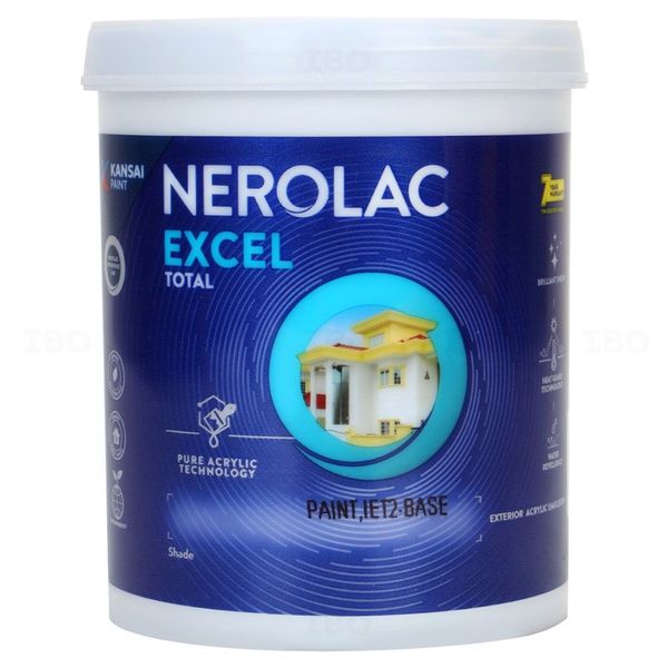 Nerolac Excel Total 1 L IET2 Exterior Emulsion - Base