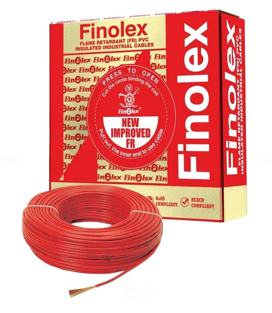 Finolex Gold 4 sq mm Red 90 m FR PVC Insulated Wire