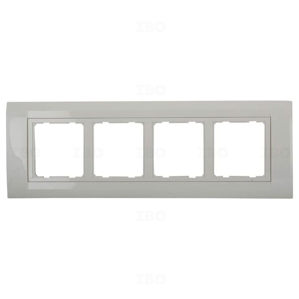 Anchor Penta Modular 8 (H) Module Glossy White Switch Board Plate Anchor Penta Modular 8 (H) Module Glossy White Switch Board Plate