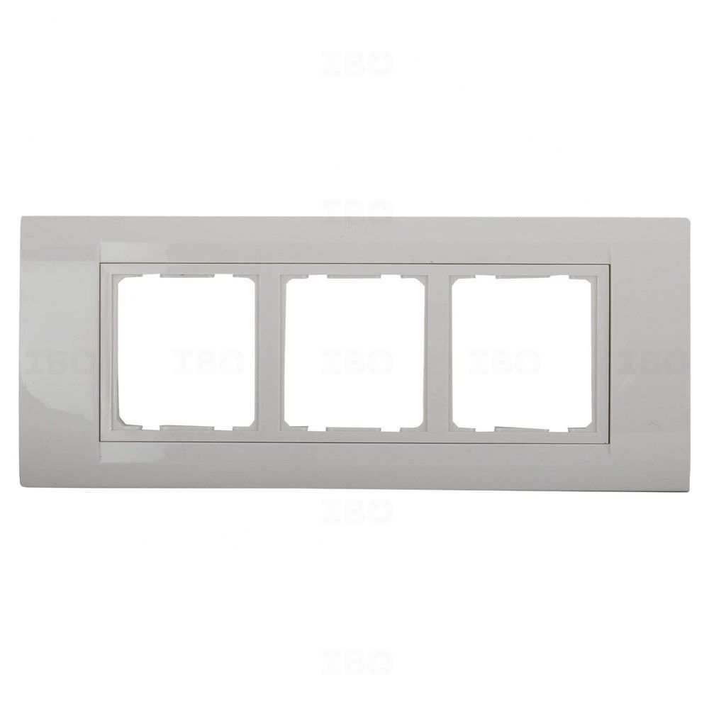 Anchor Penta Modular 6 Module Glossy White Switch Board Plate