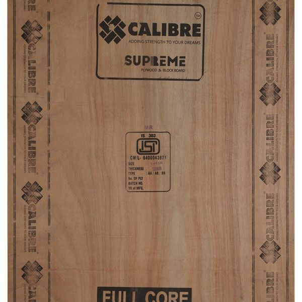 Calibre Supreme Neem 7 ft. x 4 ft. 19 mm MR Plywood Calibre Supreme Neem 7 ft. x 4 ft. 19 mm MR Plywood
