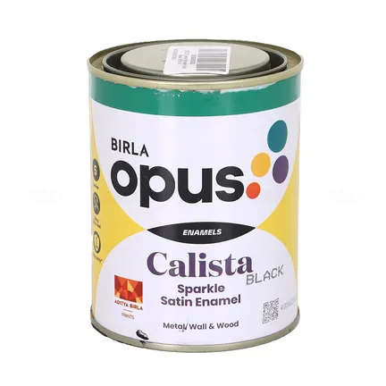BIRLA opus SSE 21 Calista Sparkle Satin 500 ml Black Enamel-Color BIRLA opus SSE 21 Calista Sparkle Satin 500 ml Black Enamel-Color